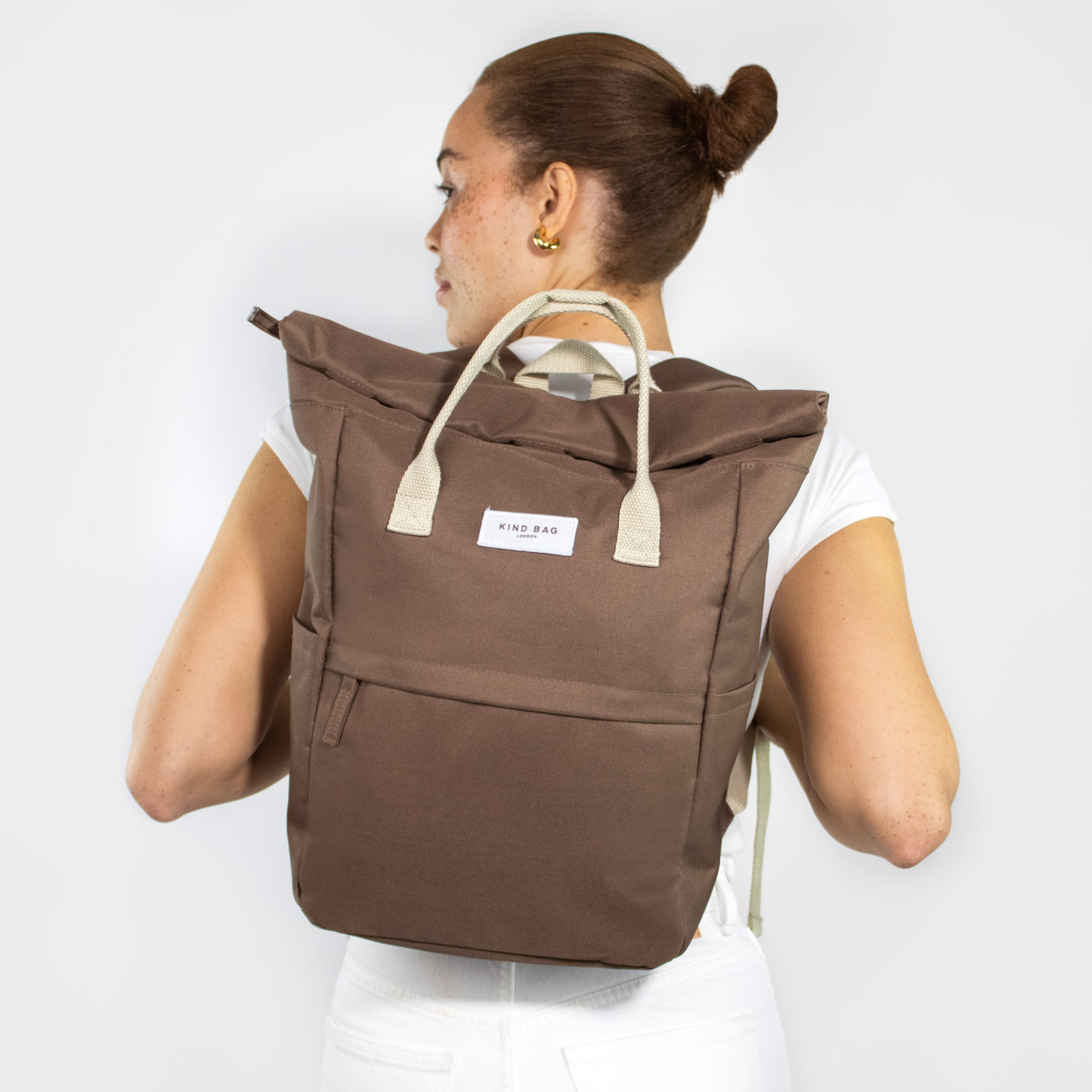 Medium Backpack 14L Cocoa Brown 