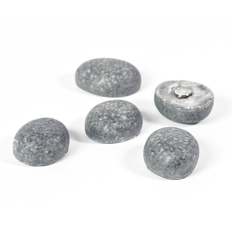 Magnet STONE 5er Set grau 